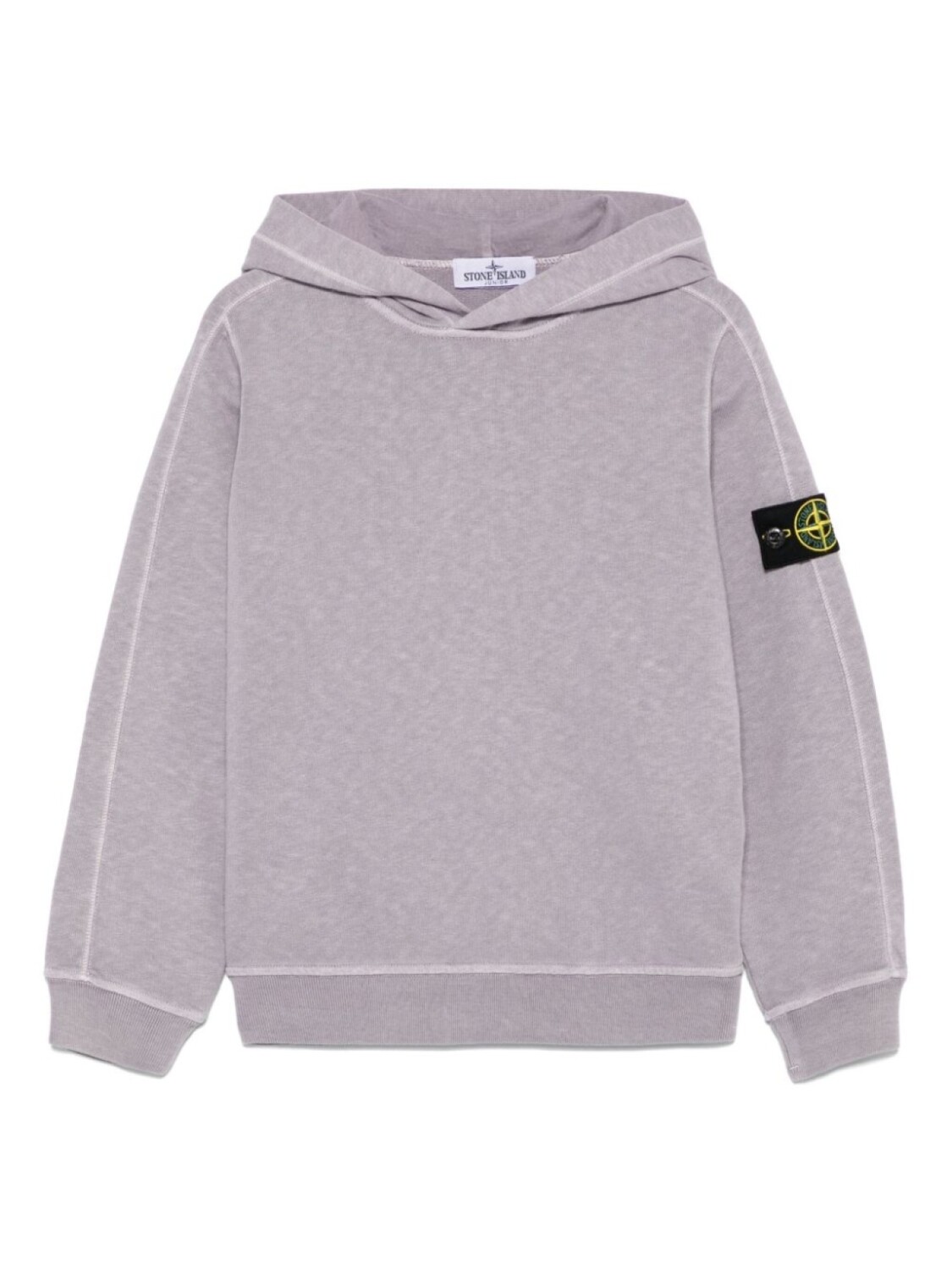 

Stone Island Junior худи с нашивкой Compass, фиолетовый