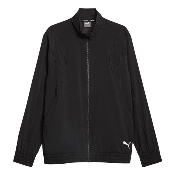 

Куртка fit full-zip woven training jacket 'black' Puma, черный