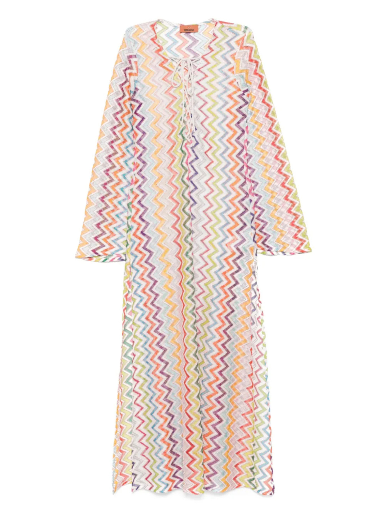 

Платье с зигзагообразным узором Missoni, белый