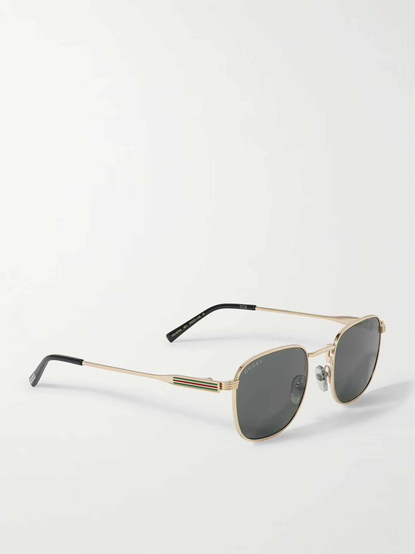 

Круглые солнцезащитные очки золотистого оттенка GUCCI EYEWEAR, золотой