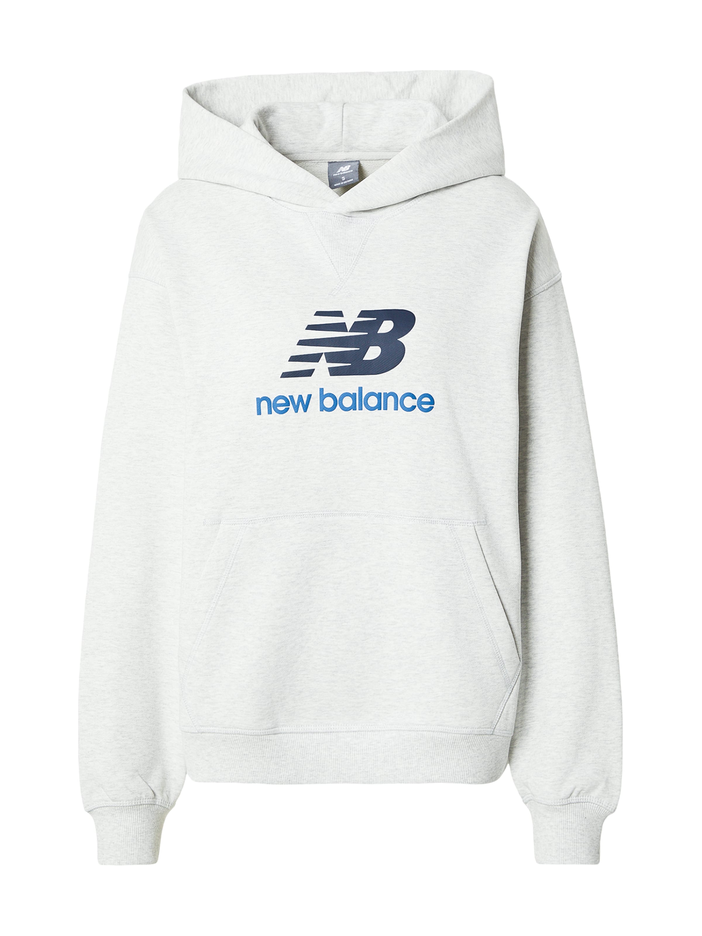 

New balance Толстовка в светло-сером цвете