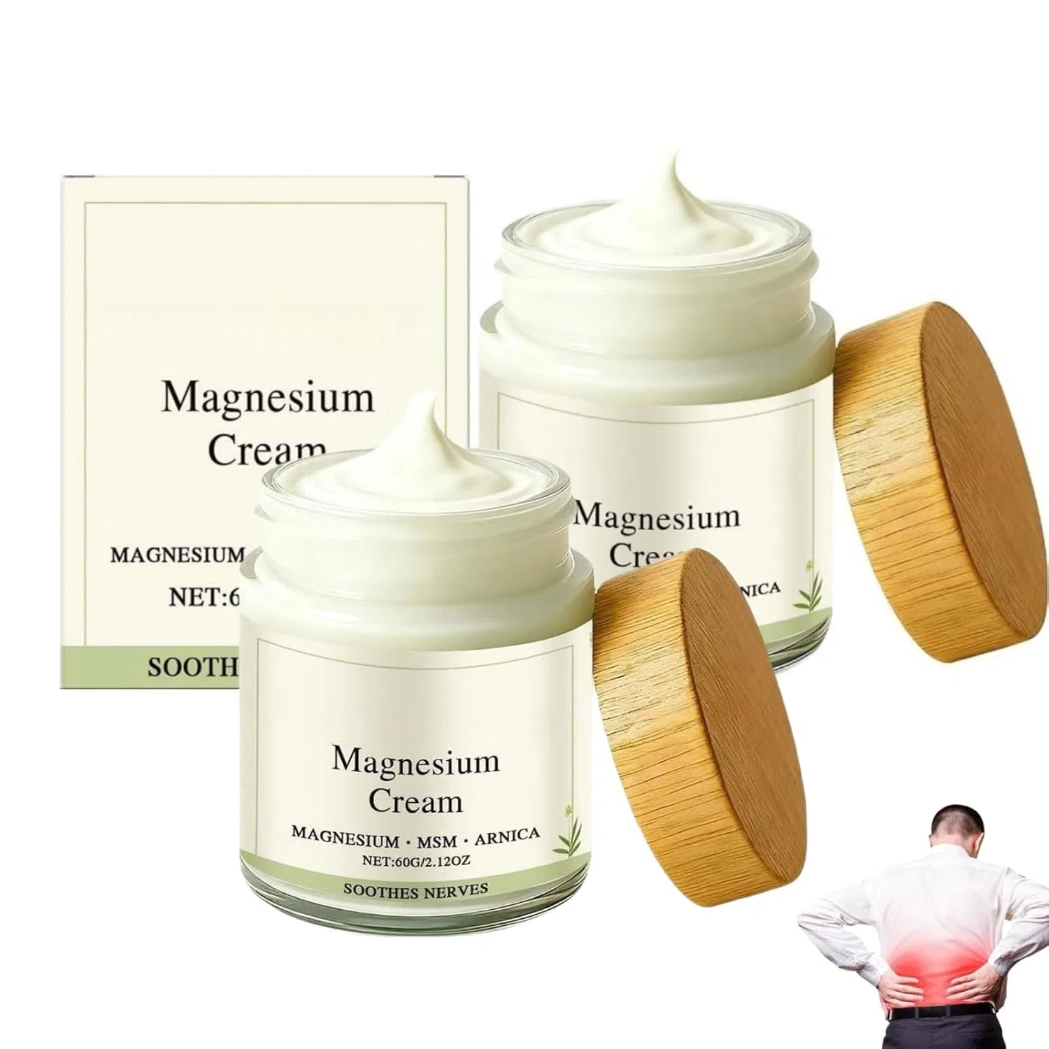 Магниевый крем Total Soothe для облегчения боли в суставах и мышцах, 60 г Generisch