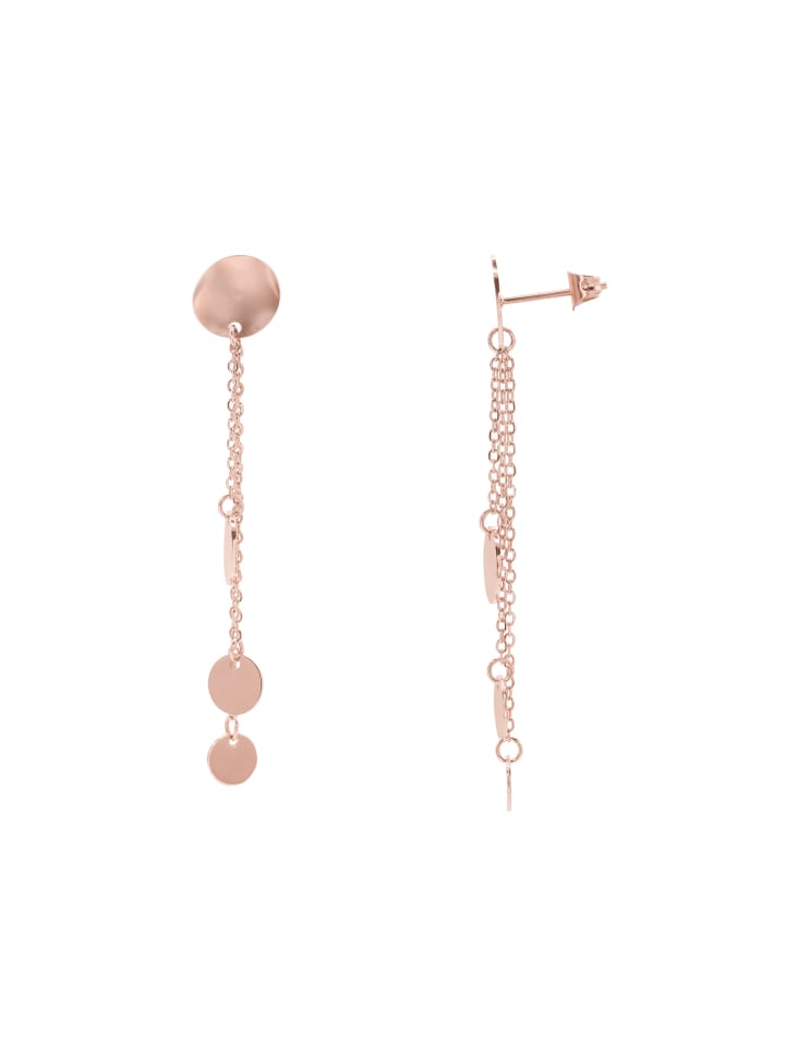 

Steel_Art Серьги-гвоздики Claudia цвета розового золота для женщин