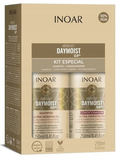 

Набор косметики для волос, 2 шт. Inoar Daymoist CLR duopack, inna