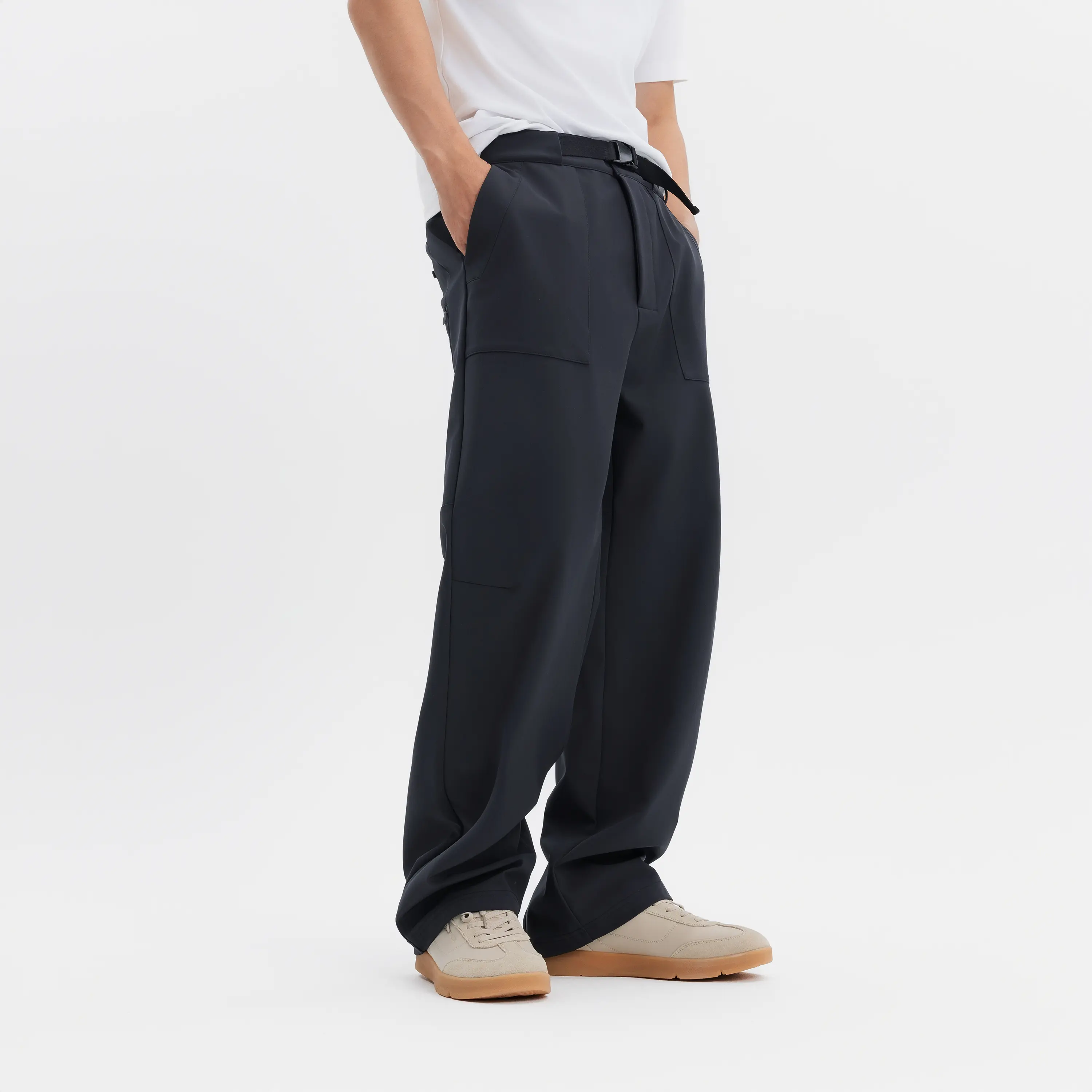 

Мужские утепленные городские брюки Decathlon черные