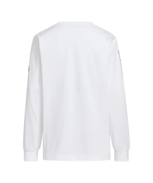 Детская футболка с длинным рукавом adidas LOVE LOOSEFIT SINGLEJERSEY чёрная — фото 2