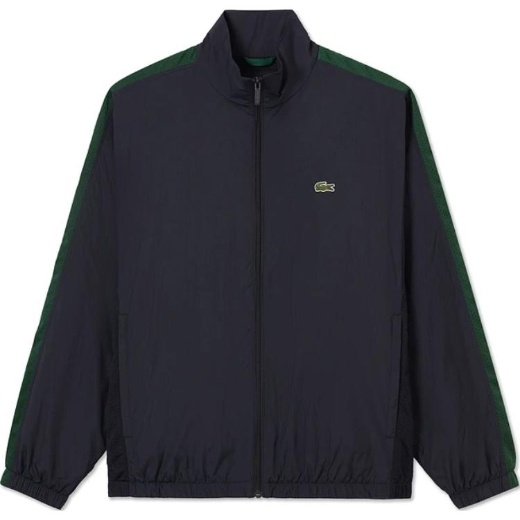 

LACOSTE Куртка мужская синяя с зеленой отделкой, BMI/Navy Blue/Green Trim