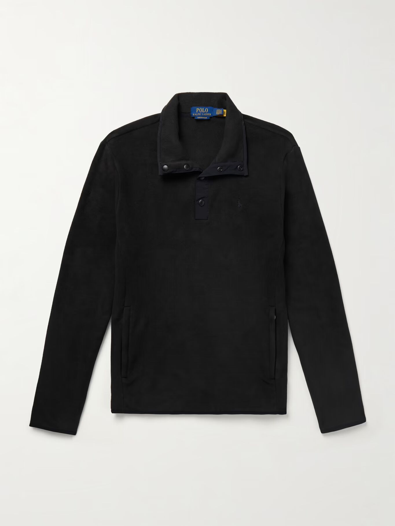 

Толстовка с полузастежкой из переработанного флиса POLO RALPH LAUREN, черный