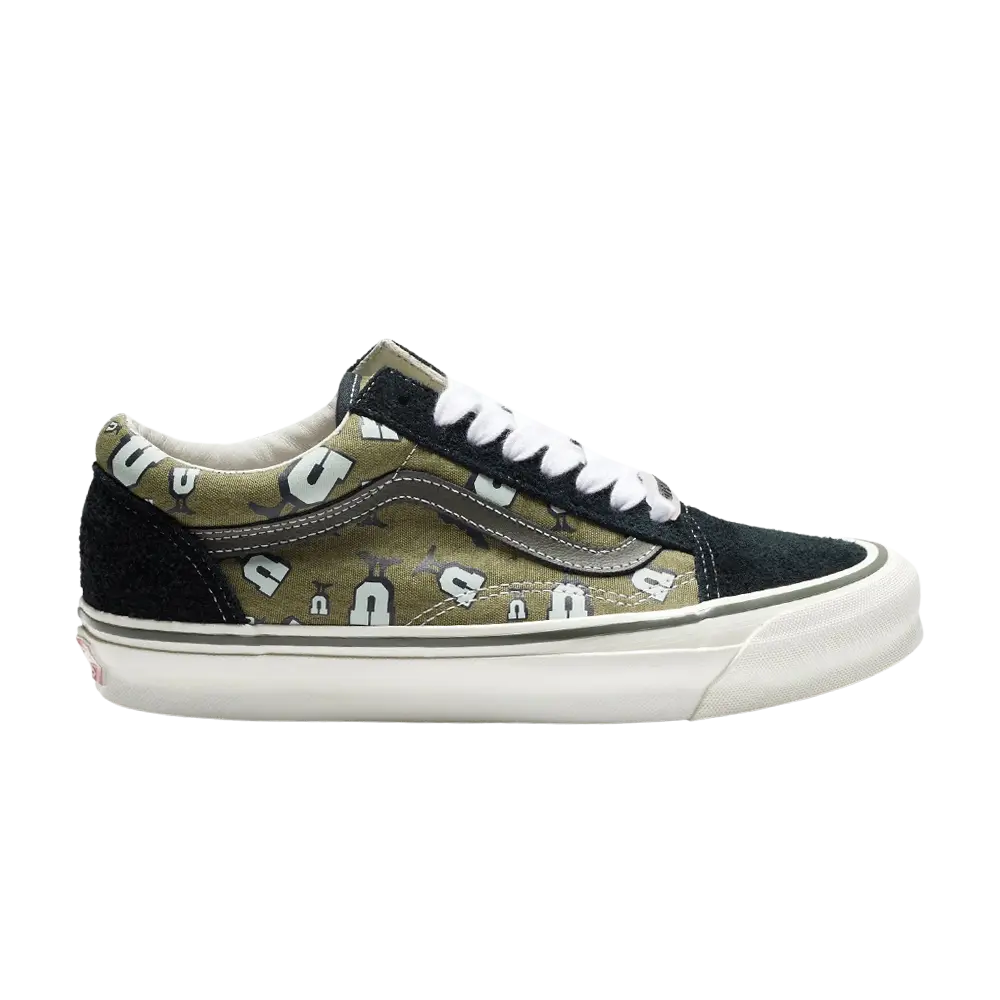Ботинки Undefeated x OG Old Skool LX Vans, зеленый