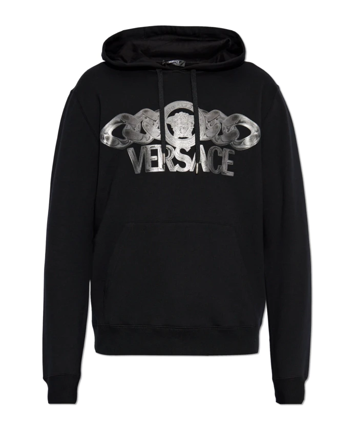 

Толстовка с логотипом Versace, черный