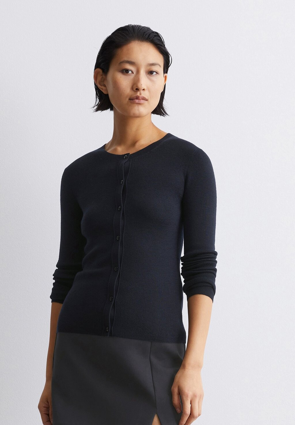 

Кардиган SLIM AUS FEINER Marc O'Polo, синий