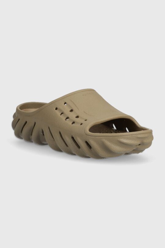 Шлепанцы Echo Slide Crocs, коричневый — фото 2