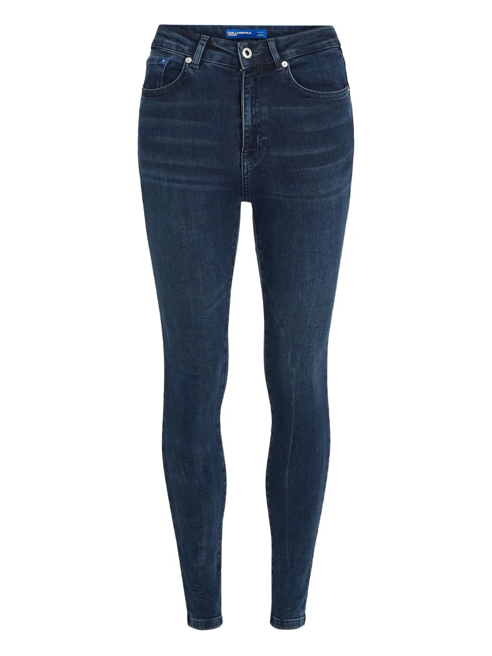 

Джинсы скинни с завышенной талией Karl Lagerfeld Jeans, синий