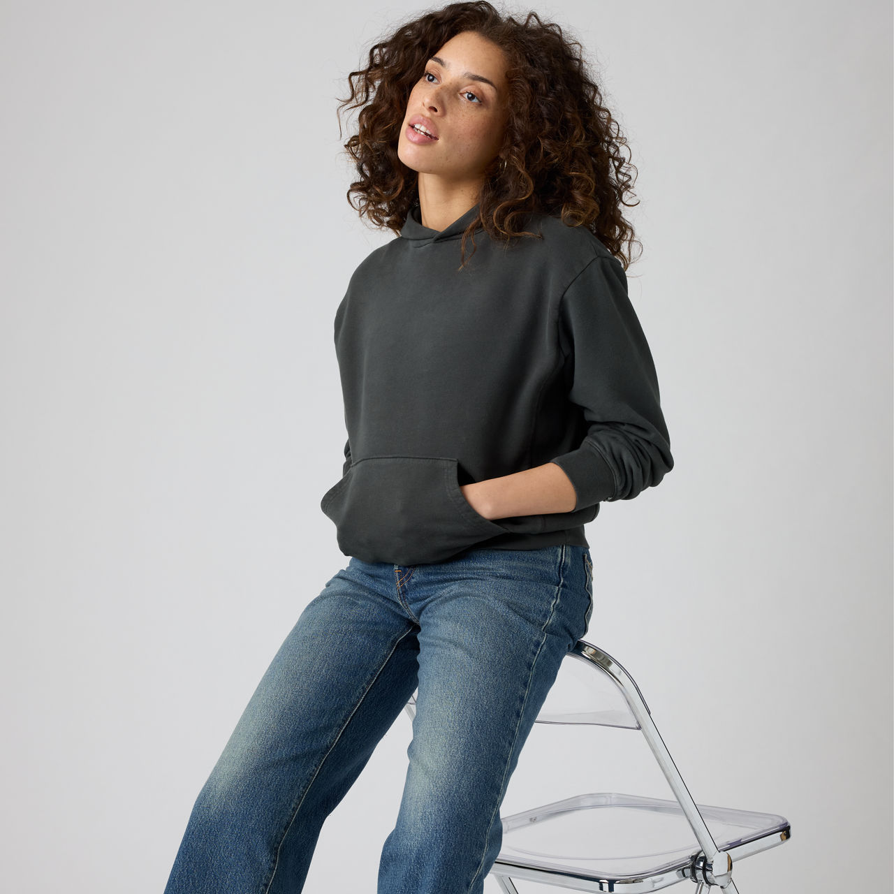 

Толстовка с капюшоном Heritage Levi's, Pirate Black - Black