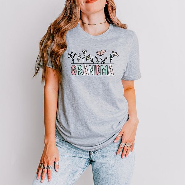 

Футболка с коротким рукавом Grandma flowers Simply Sage Market, Heather Grey, Серый, Футболка с коротким рукавом Grandma flowers Simply Sage Market, Heather Grey