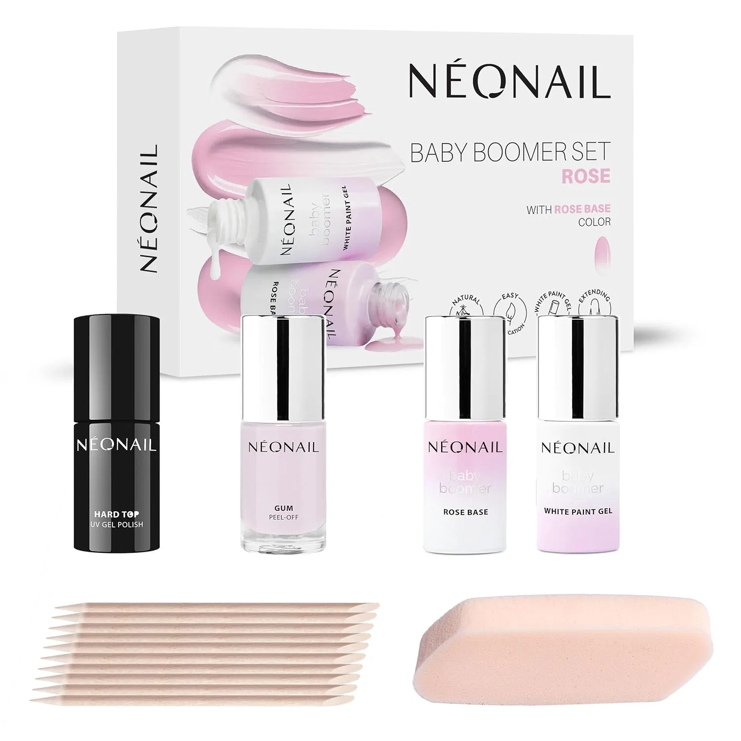 Набор для маникюра «Baby Boomer Set Rose» от Neonail Néonail