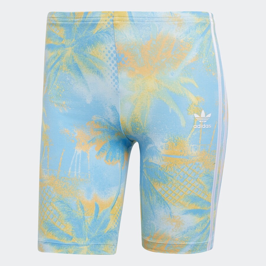 

Узкие леггинсы ADIDAS ORIGINALS, светло-синий