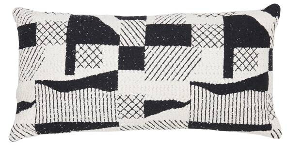 

Декоративная подушка Light & Living CESENA, 30x10x60 см, черный