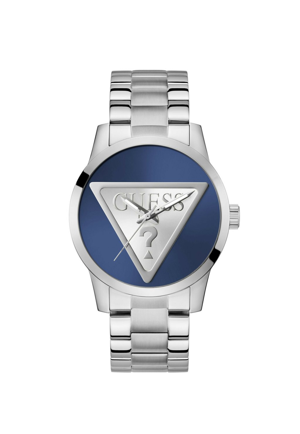 

Часы QUARTZ ANALOG BADGE Guess, серебряный