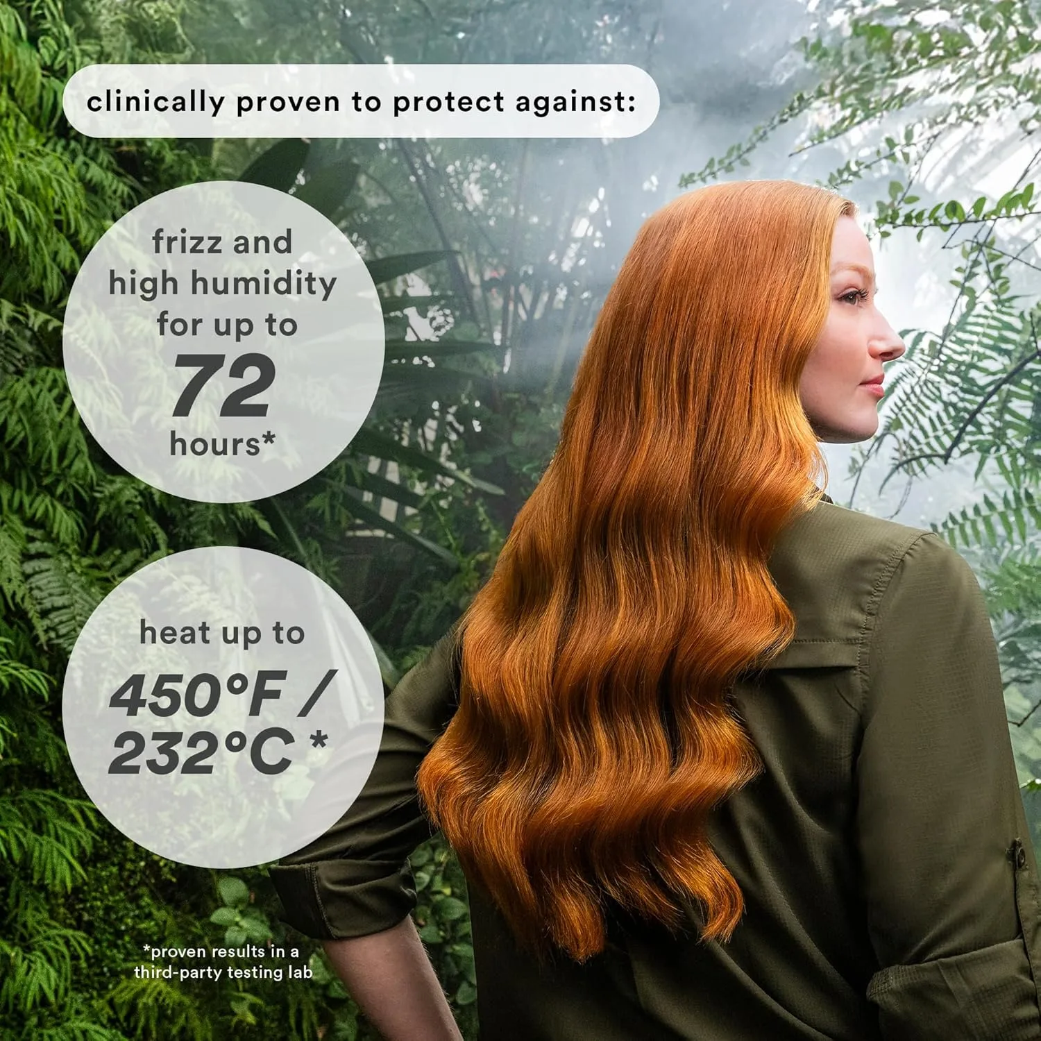 Разглаживающий спрей VERB Frizz Defense - защита от пушистости и термозащита для гладкой укладки феном - без парабенов, глютена и вредных сульфатов - подходит для всех типов волос 109 мл (2 шт.) — фото 4