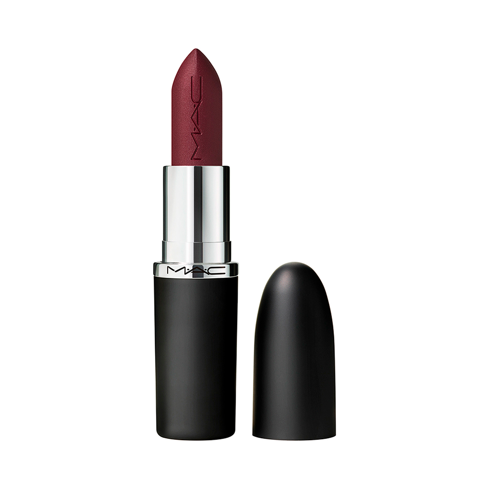 

Помада m·a·cximal silky matte lipstick Mac, цвет smoked purple, вес 3.5 гр.