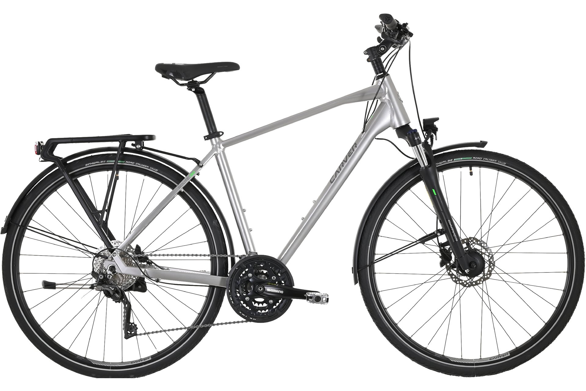 

Трекинговый велосипед Carver Route 130 - 28 дюймов - diamant, grau | midgrey anthracite neongreen