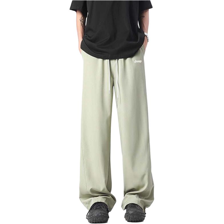 

Повседневные брюки Unisex тонкие прямого кроя Jeep, pea зеленый