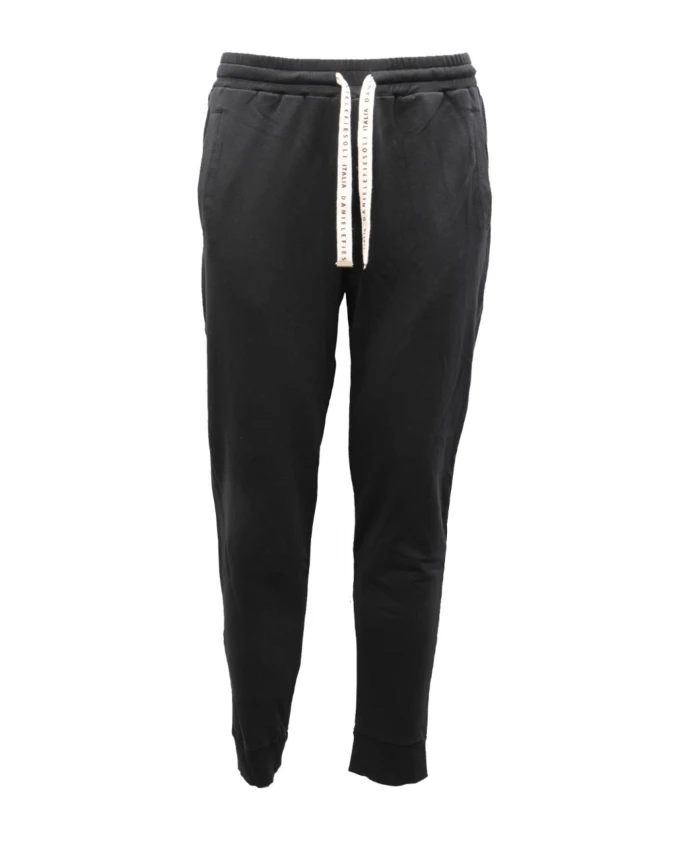 

Хлопковые спортивные штаны, произведенные в Италии. Daniele Fiesoli, черный