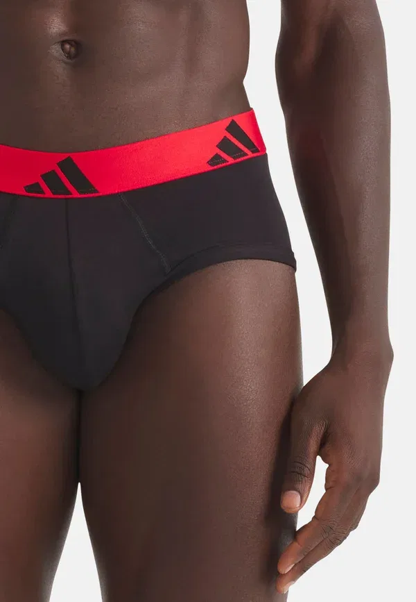 Трусы Adidas Sportswear 3Er Pack Active Flex Slip Briefs, черный мультиколор — фото 4