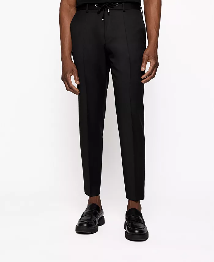 

BOSS Мужские Брюки на Шнурке Hugo Boss, черный
