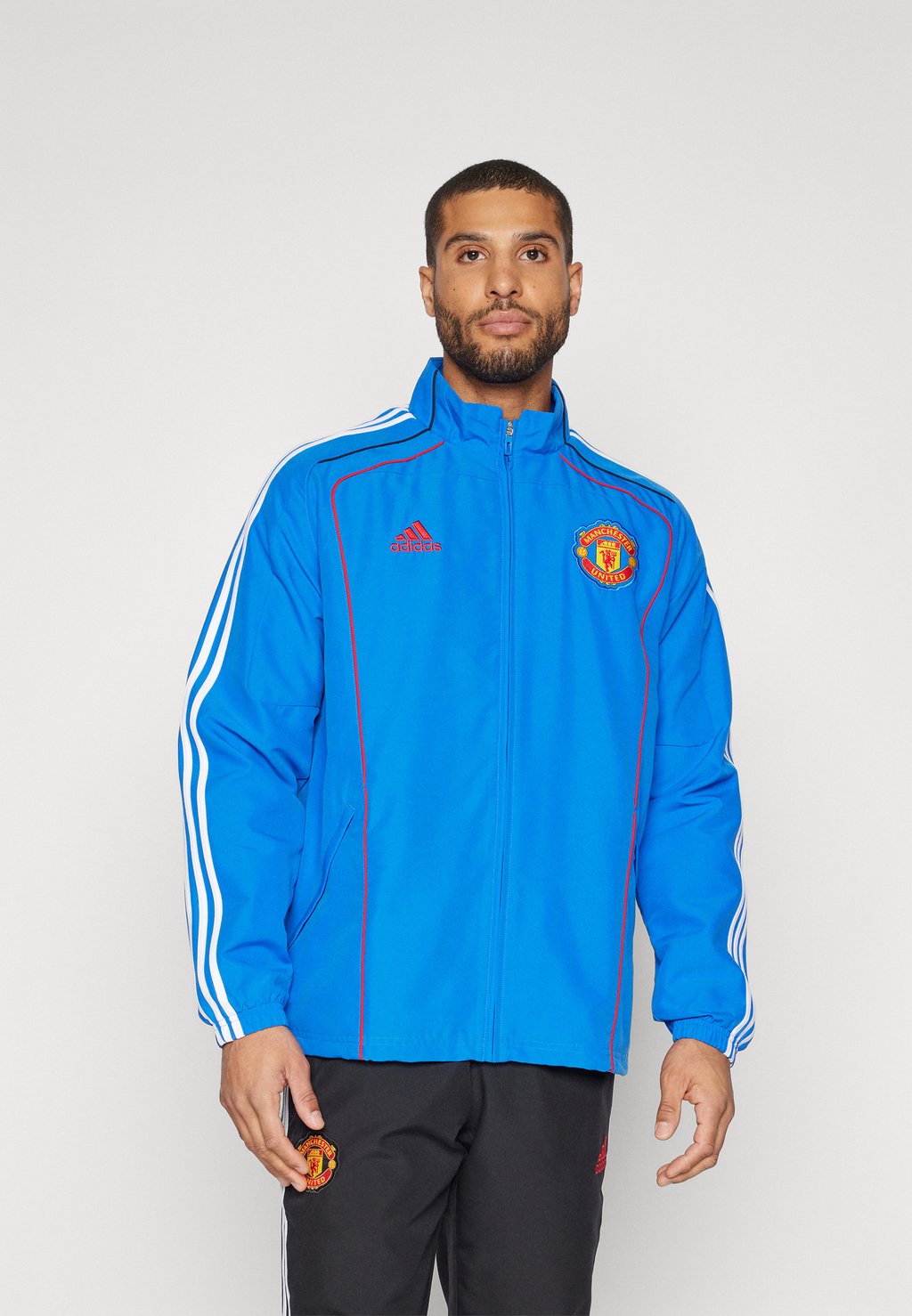 

Тренировочная куртка MANCHESTER UNITED JACKET - Club wear Adidas Performance, синий