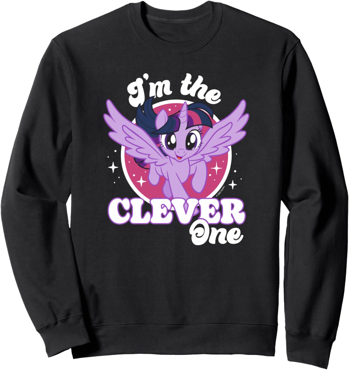 

Толстовка с постером My Little Pony Twilight Sparkle I'm The Clever One, черная, Черный, Толстовка с постером My Little Pony Twilight Sparkle I'm The Clever One, черная