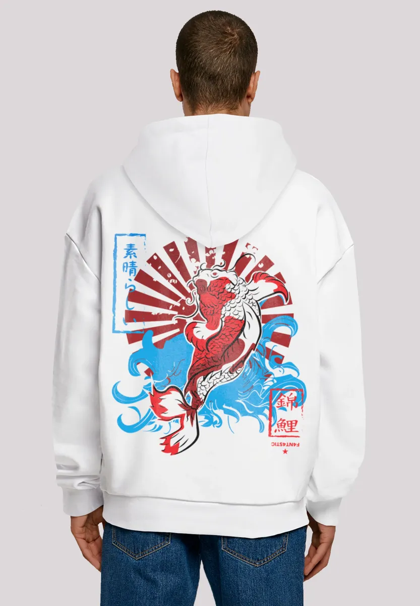 

Толстовка F4NT4STIC "Japan Koi Fish Carp", принт, белый