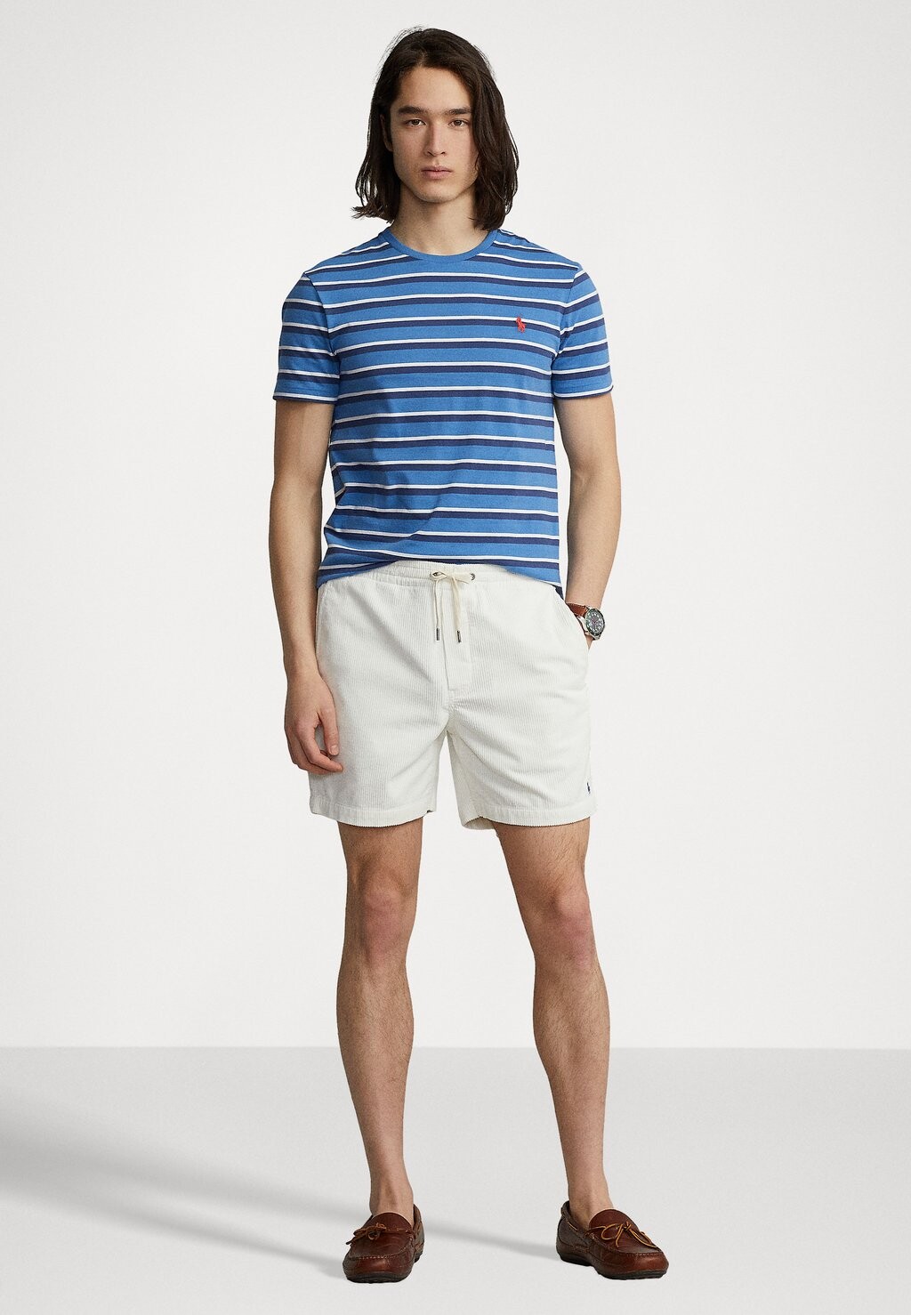 Шорты 6 INCH POLO PREPSTER CORDUROY SHORT Polo Ralph Lauren, белый — фото 2