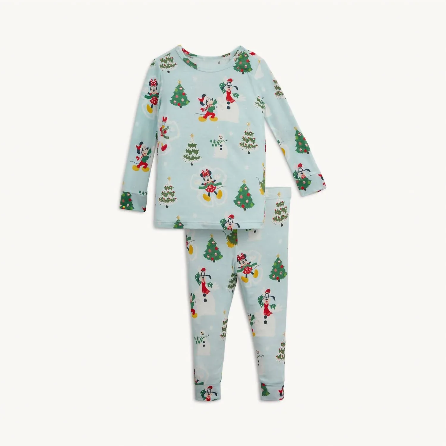Детский пижамный комплект Disney Mickey's Snow Excited Modal Magnetic, зеленый Magnetic Me