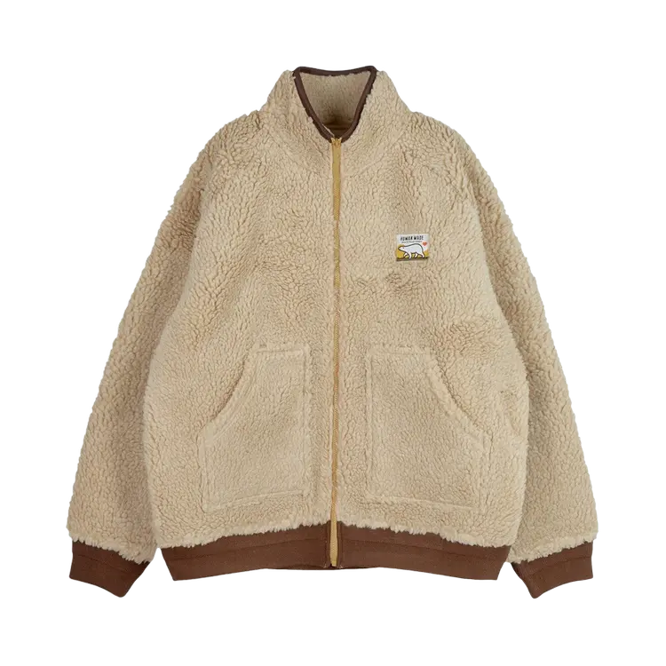 

Куртка Human Made Boa Fleece 'Beige', загар