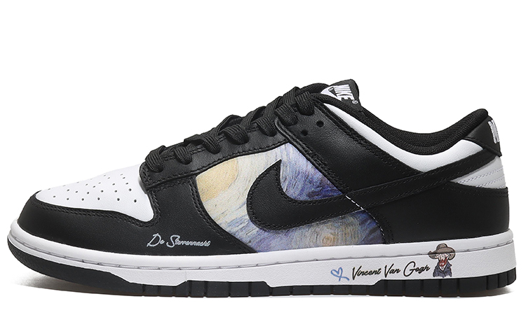 

Nike Кроссовки для скейтбординга Dunk Retro, мужские, черно-белые