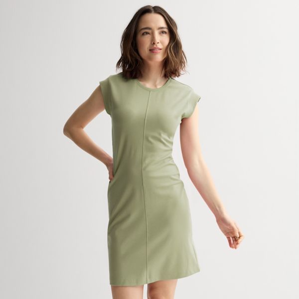

Женское мини-платье с рюшами Nine West, цвет laughlin green