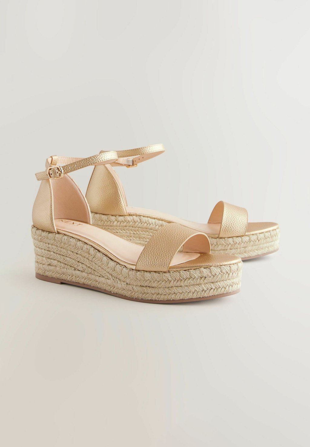 Босоножки на танкетке REGULAR - FOREVER COMFORT ROUND TOE - Espadrilles Next, цвет Mottled Yellow — фото 2