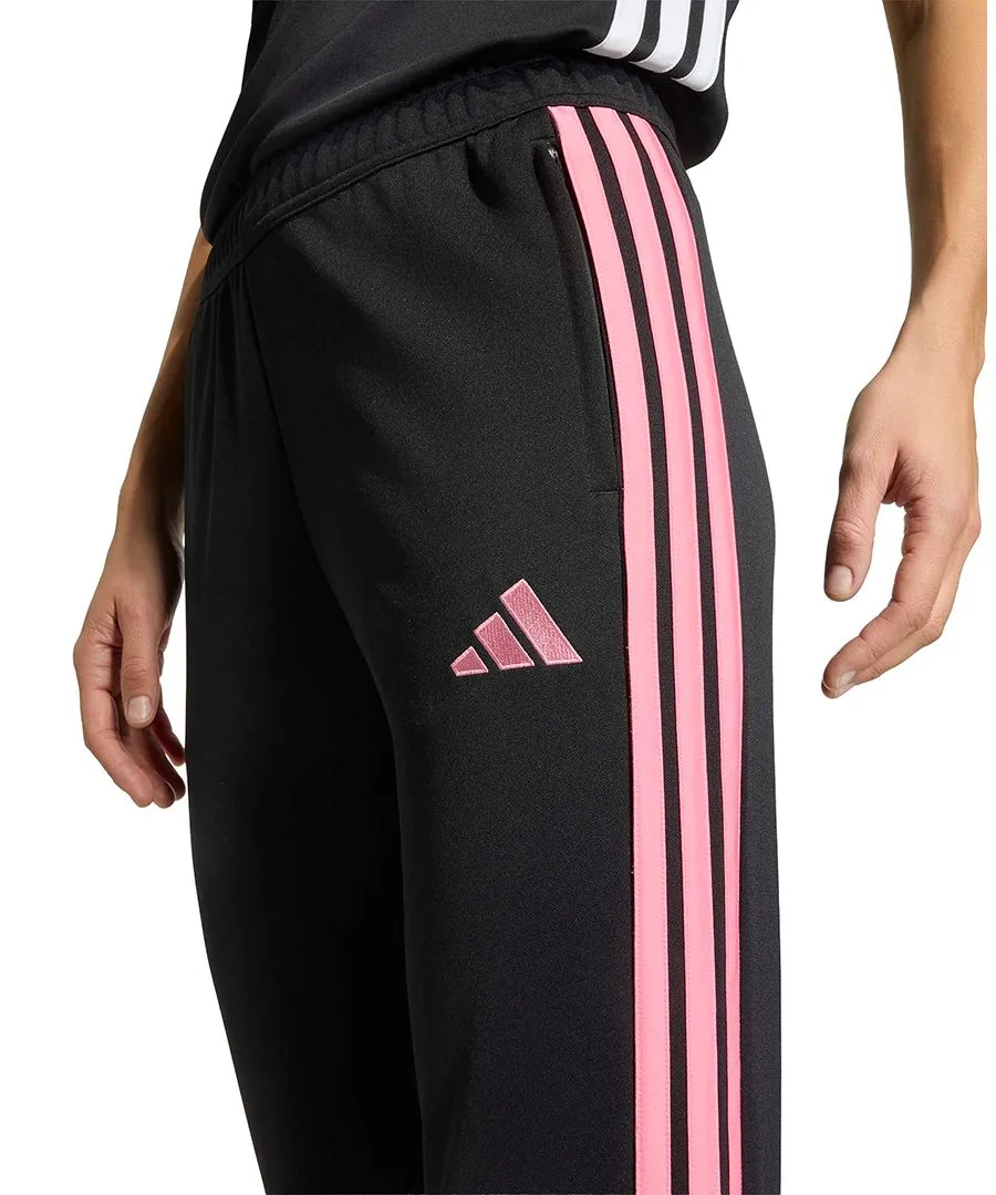 Женский тренировочный спортивный костюм, брюки стандартного кроя Adidas, черный/easy розовый — фото 3