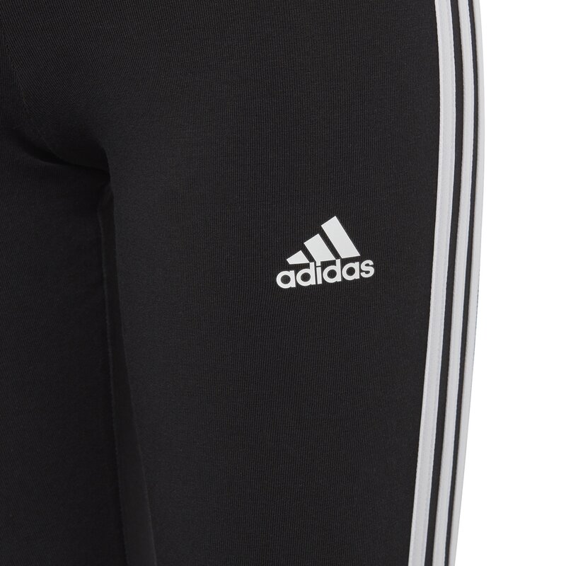 Колготки базовые, 3 полоски, хлопок Adidas, черный — фото 4