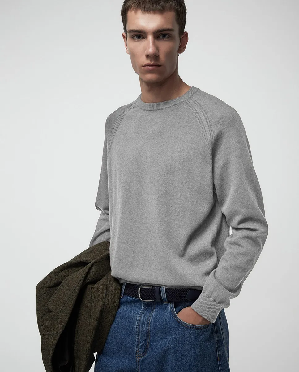 

Джемпер с круглым вырезом Sfera, серый