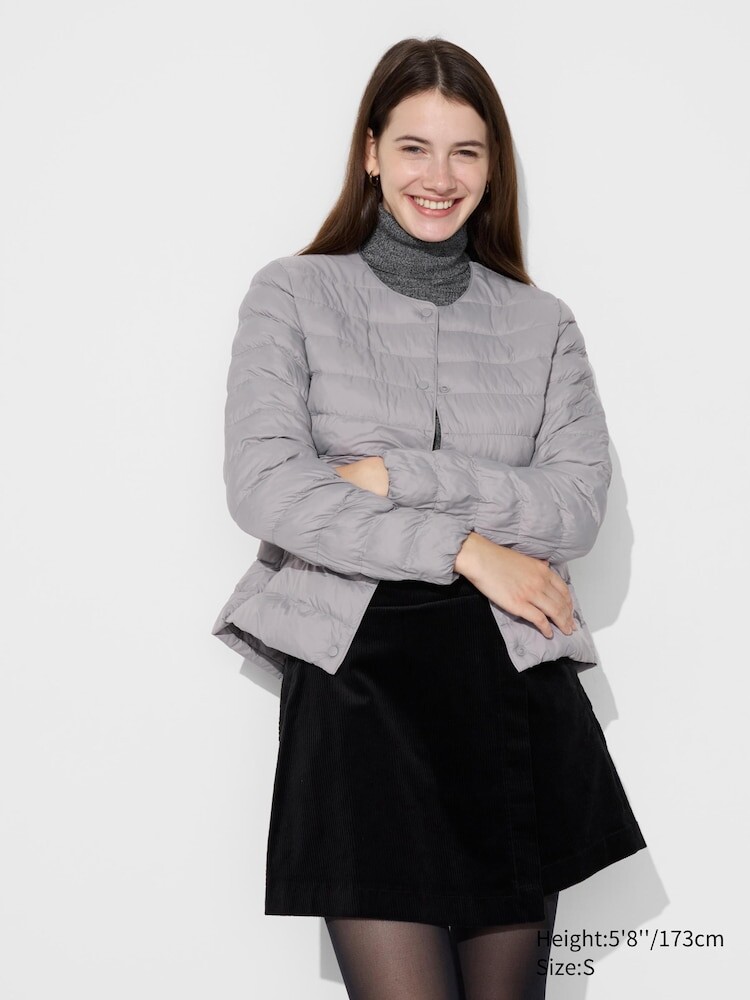 

Компактная куртка Puffertech Uniqlo, цвет 04 серый