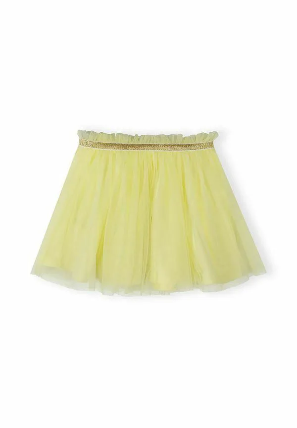 Пачка с эластичным поясом, мини-юбка Minoti, Light Yellow — фото 4
