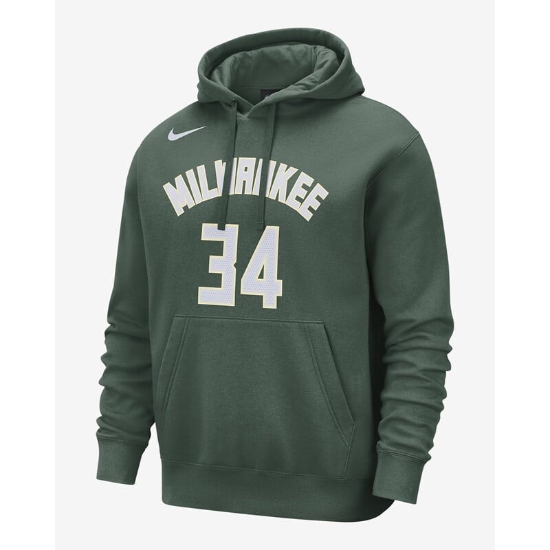 

Мужская толстовка mil mnk club hdy po n&n Nike, зеленый