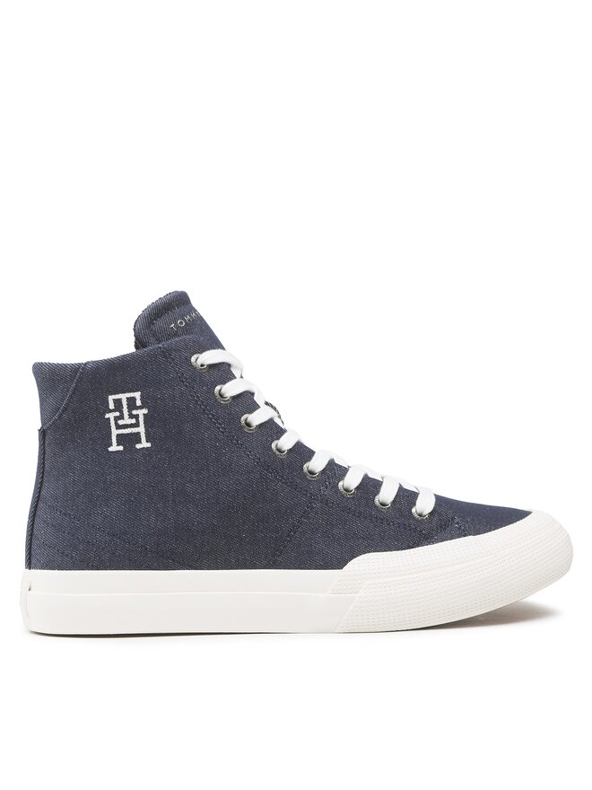 

Кроссовки Th Hi Vulc Premium Tommy Hilfiger, темно-синий