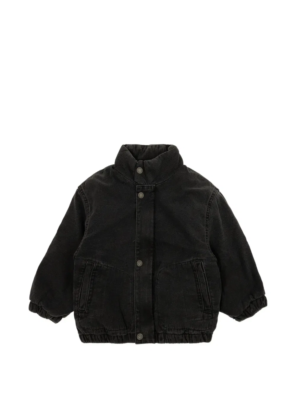 Джинсовая куртка на пуговицах American Vintage Kids, черный