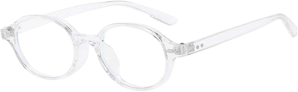 

Солнцезащитные очки для мужчин и женщин - защита UV400 - овальная оправа, линзы конфетных цветов, для занятий спортом на открытом воздухе и вождения DSVIGF, Transparent