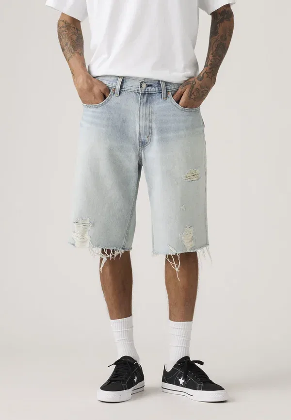 Шорты свободные джинсовые Levi'S, модель call me, синий