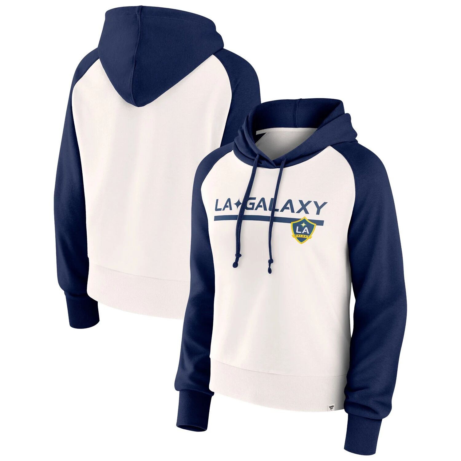 

Женский флисовый пуловер с капюшоном Fanatics белого цвета с логотипом LA Galaxy Free Kick реглан Fanatics, Белый, Женский флисовый пуловер с капюшоном Fanatics белого цвета с логотипом LA Galaxy Free Kick реглан Fanatics
